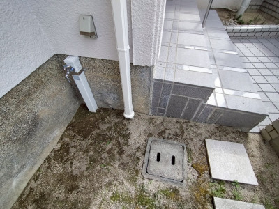 雨水桝 交換工事 コンクリート桝 塩ビ桝 散水栓 移設 神戸市 トラブラン 雨水桝 交換工事 コンクリート桝 塩ビ桝 散水栓 移設 神戸市 トラブラン