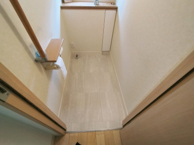 トイレ 床 貼り替え 見切り材 リフォーム 便器 交換工事 神戸市 トラブラン トイレ 床 貼り替え 見切り材 リフォーム 便器 交換工事 神戸市 トラブラン
